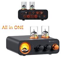 Fosi Audio MC331 Tube Integrated Amplifier with DAC VU Meter Preamp & Bluetooth