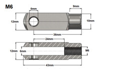 Clevis Fork Yoke Long Joint