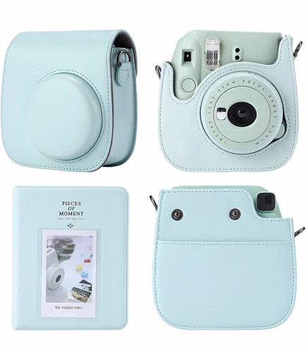 Light blue synthetic leather - light,