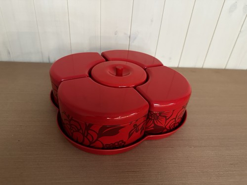 Ikea red floral pattern design - pattern,