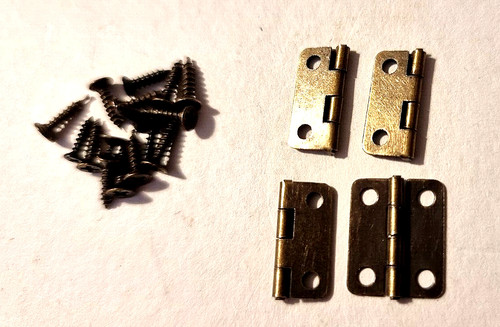 Small hinges with screws - small,