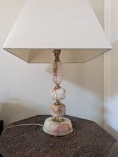 Vintage Brass & Onyx Table