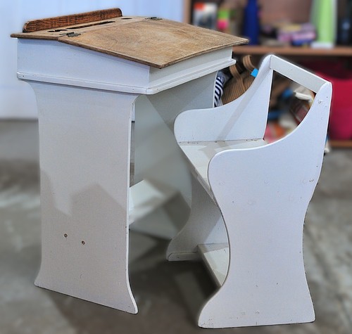 Vintage child writing desk - writing, &