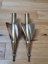 Pair Antique Brass Ship's  Log