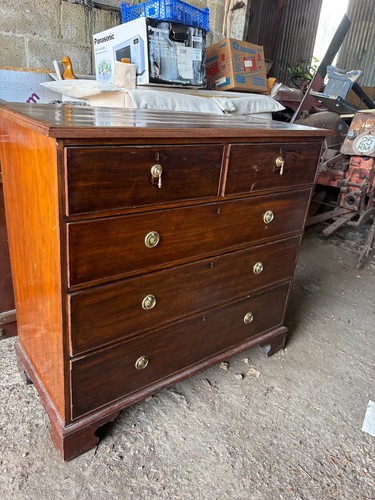 Large chest drawers brown - large,