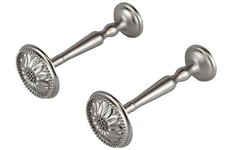 Curtain Tieback Holdback Ties Pair 2Pcs Antique Brass Satin Chrome