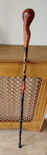 Handmade hazel staff - handmade,