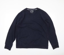 FatFace Men's Blue Crew Neck Cotton Sweatshirt Size M Pullover