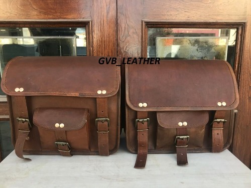 Bag leather saddle - saddle, motorcycle