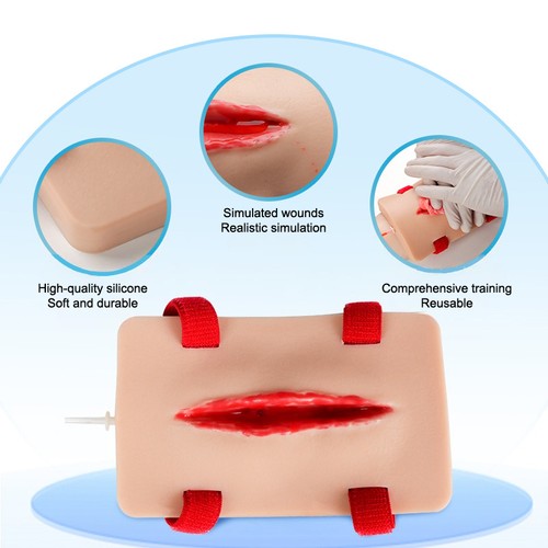 Pvc trauma simulated wound - simulated,
