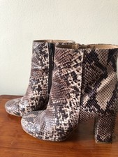 Animal Print Ankle Boots