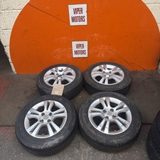 Vauxhall Corsa D Wheels And Tyres 15 Inch 15” Alloys 18565R15 5 Twin Spoke 06-14