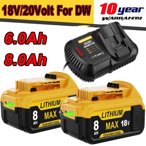 For dewalt 18v battery - 18v, 8.0ah