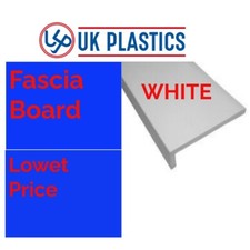 Plastic Fascia Board Window Cill Capping White UPVC Board 2.5m