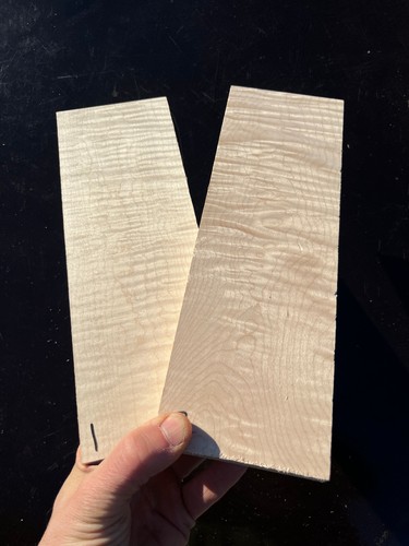 Curly flame maple - flame,