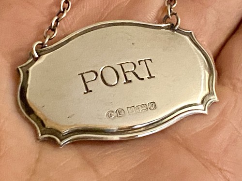 Port sterling silver decanter - port,