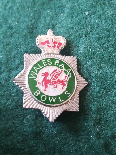 Old wales police bowls - police,