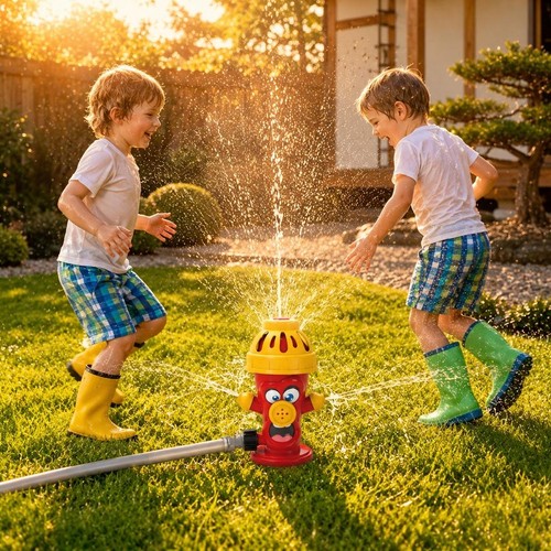 Fire hydrant garden sprinkler - garden,