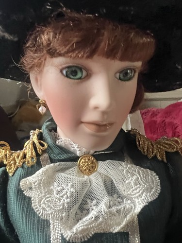 Vintage porcelain doll alberon - porcelain,