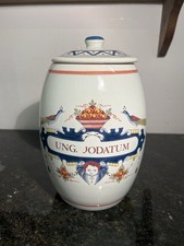 Vintage Delft Apothecary Jar