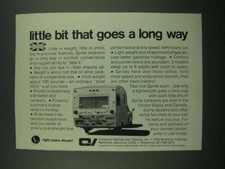 1970 Caravans International Imports Sprite Caravans Ad - Little Bit