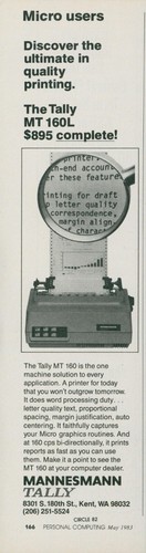 1983 mannesmann tally - mannesmann,