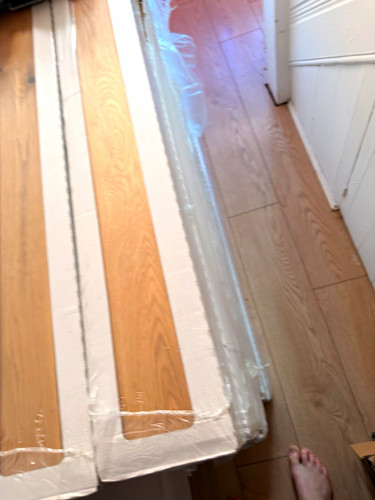 Rustic oak engineered flooring