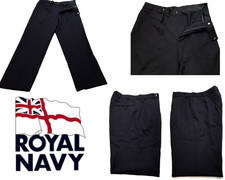 No3 Trousers British Royal Navy Uniform Dress Naval Issue Assorted Sizes - Used