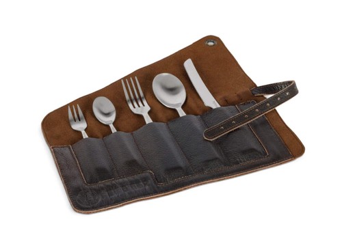 Petromax leather cutlery bag - leather,