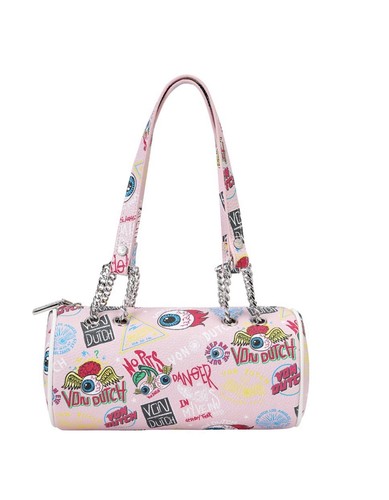 Pink graffiti print von - pink, dutch