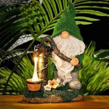 Solar LED Gnome Ornament Light