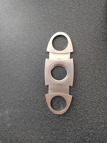 Stainless steel cigar cutter - stainless,