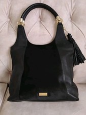 BIBA Black Leather Pony Hair