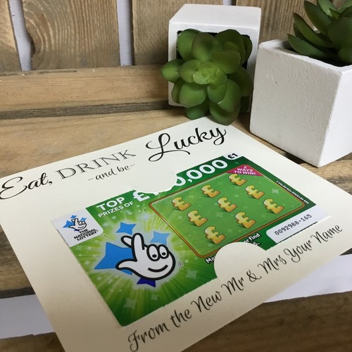 Wedding favour idea scratch - wedding,