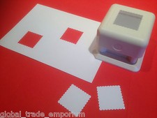 Martha Stewart SCALLOP SQUARE Punch All Over The Page PAOP - PAPER Punch