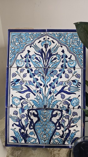 Handmade tunisian ceramic tile - tunisian,