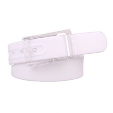 ‌Unisex Plastic Buckle Belt - Candy Colored Non-Metal Belt for Men & Women