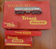 Vintage Tri-ang Train Station Set – 50 Years Old, Pre-Owned,Minor Signs of Wear