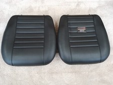Land Rover Defender 90, 110, Seat Bases Driver + Passenger, BLACK VINYL