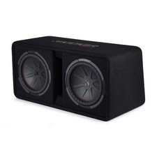 Kicker 48DCWR122 Dual 12 Inch CompR Ported Loaded Subwoofer Enclosure 1000w RMS