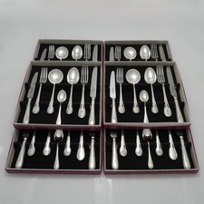HESTER BATEMAN By Roberts & Belk Sheffield Silver Service Cutlery 44 Piece Set