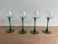 4 X Vintage Luminarc Green