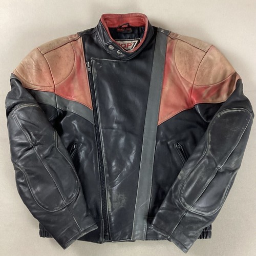 Mqp leather biker jacket - leather,
