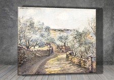 Salvador Dali The port Lligat lane  CANVAS  PAINTING ART PRINT POSTER 1784