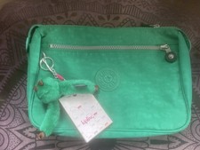 Kipling Green Toiletry Bag New
