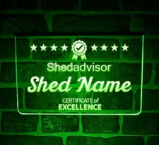 Custom Shed Advisor LED Neon