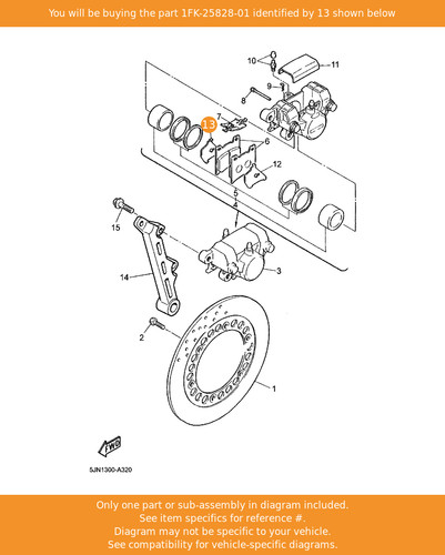 Yamaha shim caliper - shim,,