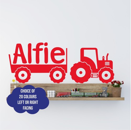 Tractor wall sticker - wall,