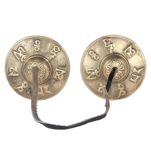 Tibetan tingsha cymbals - tibetan, 2pcs