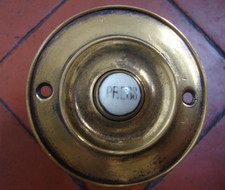 Antique door bell press tested and working well!